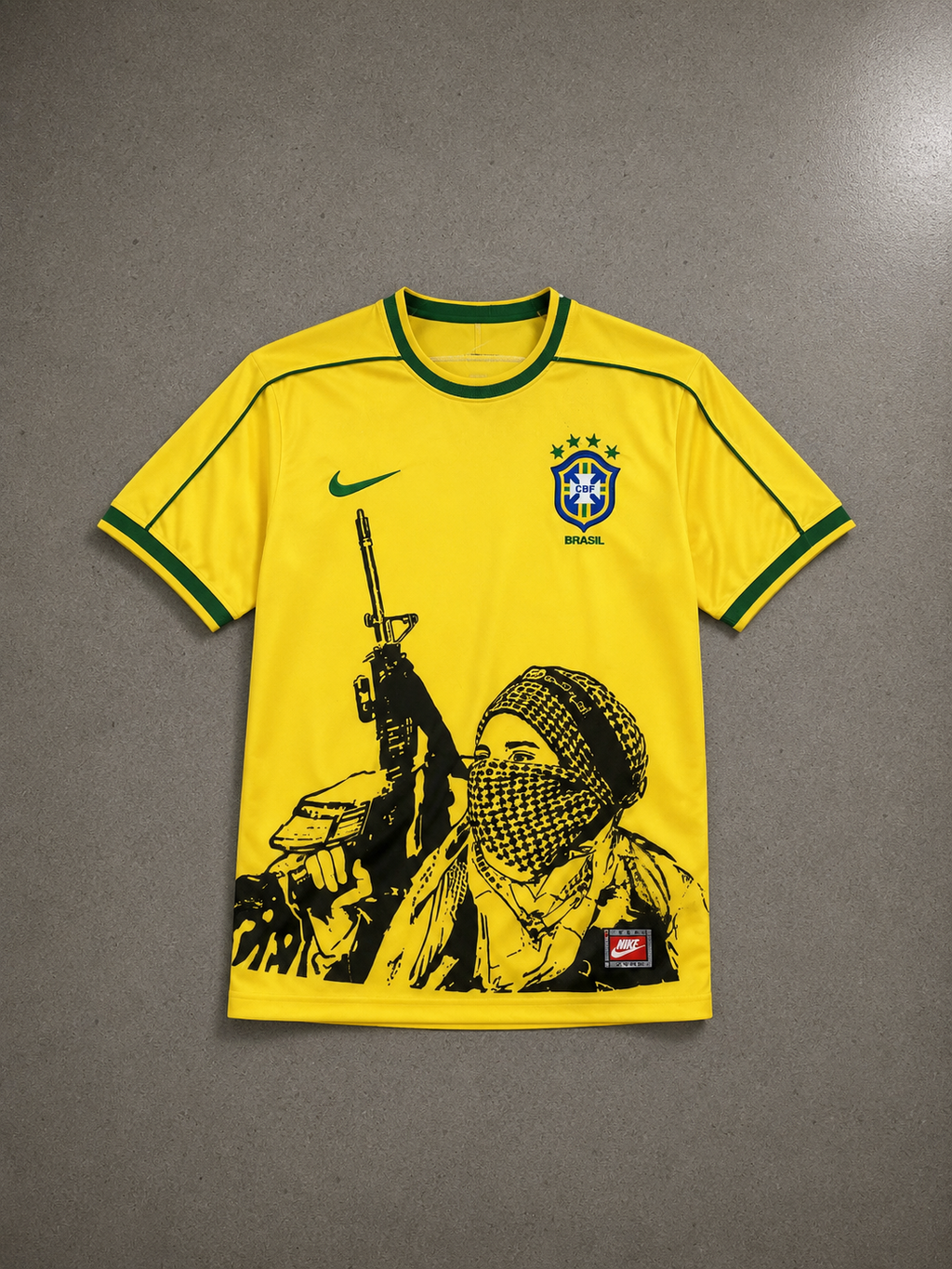 Retro Brazil x Soldier 1998 Home Jerse